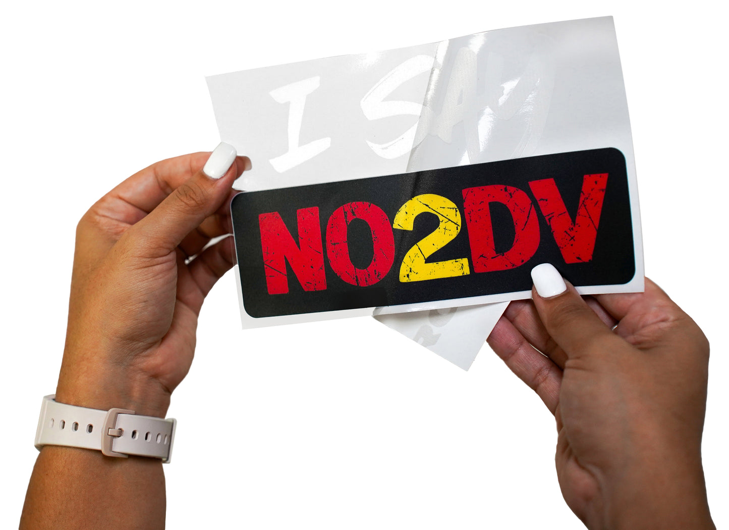 NO2DV Car Window Stickers